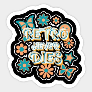 1970 Retro Vibes Sticker